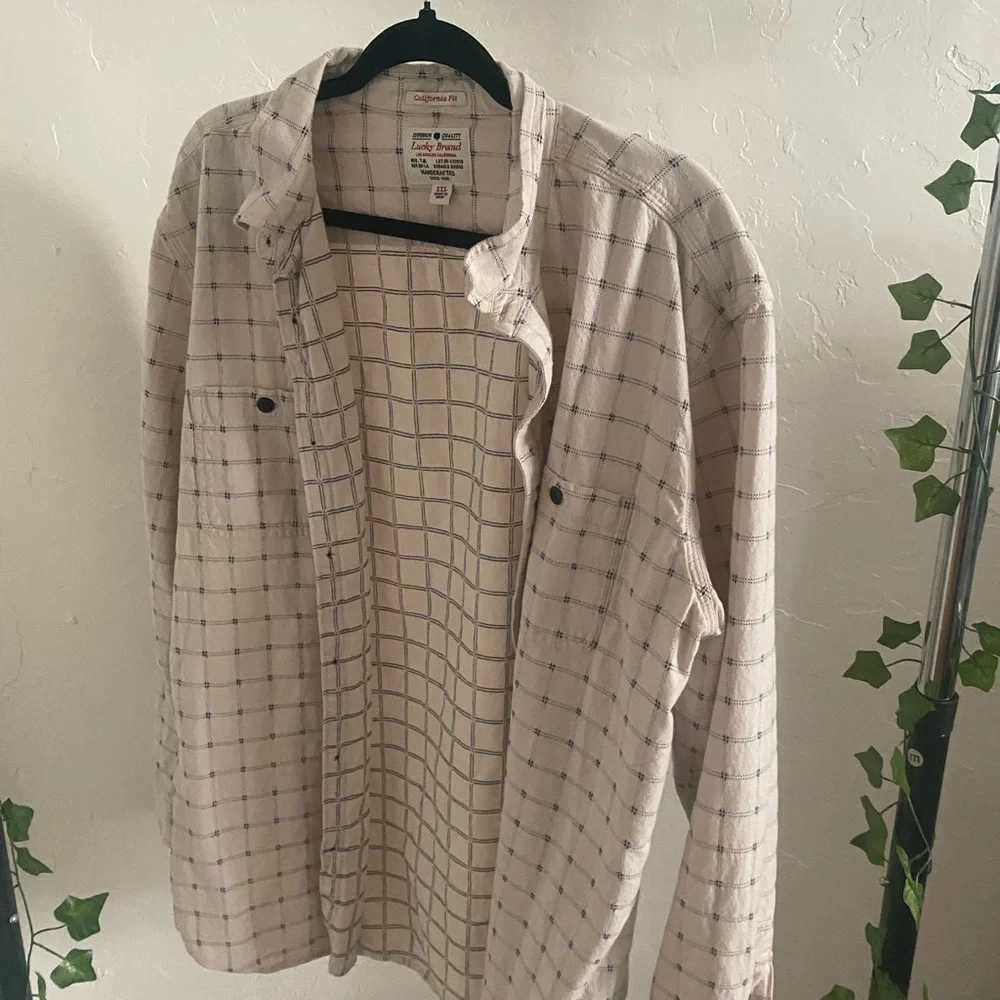 Lucky Brand Vintage Flannel XXL (Oversized!) - Picture 1 of 4
